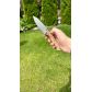 Складной нож "Тайга" (Сталь s390, стабилизированная карельская береза, на подшипниках)