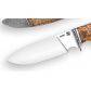 Нож Бобр (сталь м390, карельская береза, литье, ножны карельская береза)