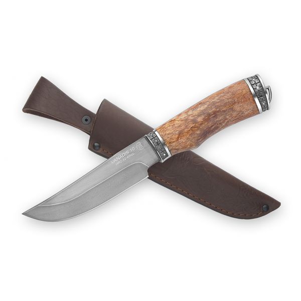 Нож Егерь (сталь vanadis 10, карельская береза, литье)