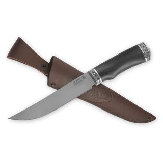 Нож Осётр (сталь s290- черный граб, литье)...