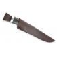 Нож Осётр (сталь s290- черный граб, мельхиор)