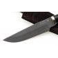 Нож Медведь (сталь к390, черный граб, мельхиор)