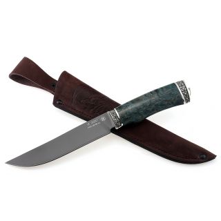 Нож Осётр (сталь к390- стабилизированная карельская бер...
