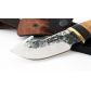 Нож Носорог (х12мф, береста-венге)