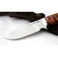 Нож Бобр (порошковая сталь, карельская береза, мельхиор)