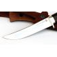Нож Лис (порошковая сталь, чёрный граб, мельхиор)