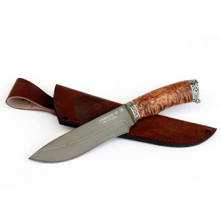Нож Беркут (сталь vanadis 10, карельская берёза, литьё)...