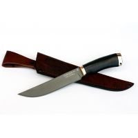 Нож Осётр (сталь vanadis 10, черный граб, бронза)...