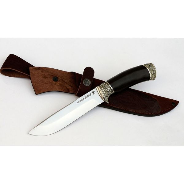 Нож Клык (порошковая сталь, черный граб, литьё)