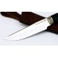 Нож Медведь (порошковая сталь- черный граб, резьба, литьё)
