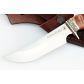 Нож шкуросъём (порошковая сталь, карельская берёза, литьё)