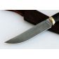 Нож Осётр (быстрорез, чёрный граб, бронза)