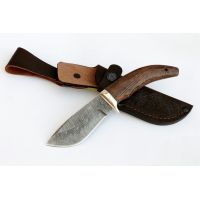 Нож Ёжик 2 (дамаск, бронза, венге)...