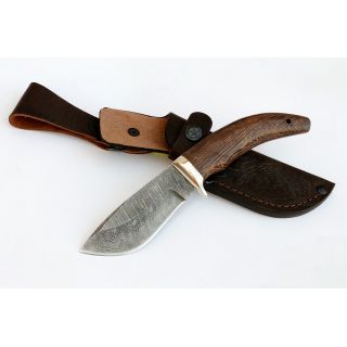Нож Ёжик 2 (дамаск, бронза, венге)...