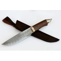 Нож Акула (дамаск- венге, литьё 1)...