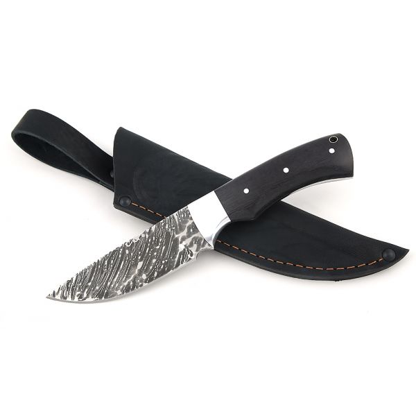 Нож Кедр (сталь d2, цельнометаллический, черный граб) (1)
