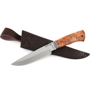 Нож Медведь (сталь к340, карельская береза)...