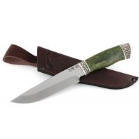 Нож Медведь (сталь к340, стабилизированная карельская б...