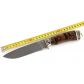 Нож Скат (сталь s390, стабилизированная карельская берёза, литьё)