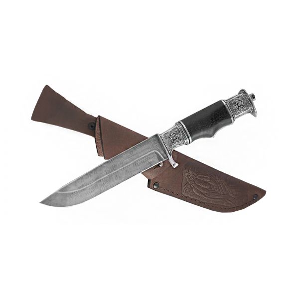 Нож Клык (алмазная сталь, чёрный граб, литьё 1)