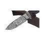 Нож Бобр (алмазная сталь, гравировка, чёрный граб, литьё)