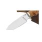 Нож Бобр (сталь м390, карельская береза, мельхиор)