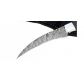 Нож Клюв (d2, цельнометаллический- чёрный граб)