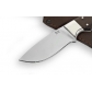 Нож Скинер 2 (сталь d2, цельнометаллический, черный граб)