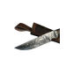 Нож ЗолотоиСкатель (дамаск, гравировка "кабан", венге, резьба, литьё)