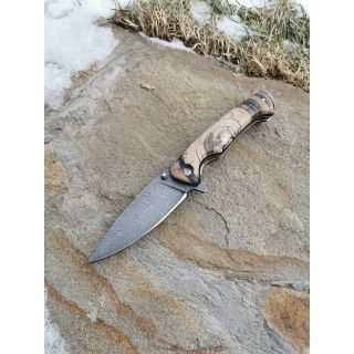 Складной нож с бивнем мамонта